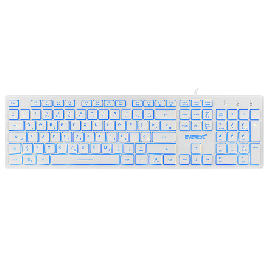 Keyboard Everest KB-840 USB White