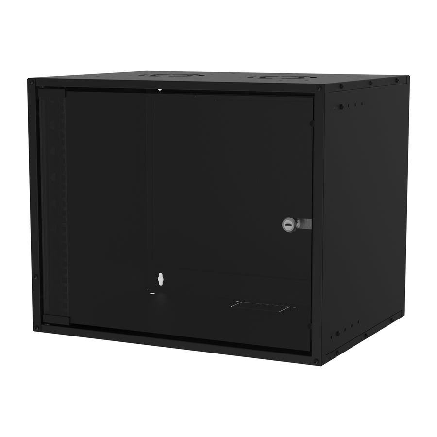Rack Cabinet S-link SL-U9 New Generation 9U Soho W 530mm D 400mm Black