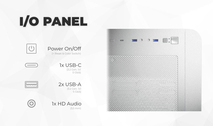 LC-Power LC-8001W-ON Pro-Storm Light