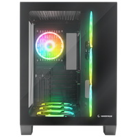Rampage ICEWAVE Black Computer Case