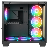 Rampage ICEWAVE Black Computer Case