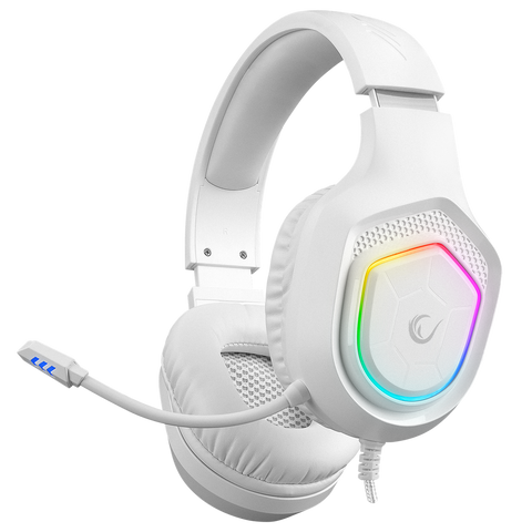 Headphones Rampage RM-K90 VECTOR White RGB Led Type-C Gaming