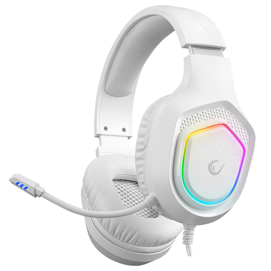 Headphones Rampage RM-K90 VECTOR White RGB Led Type-C Gaming
