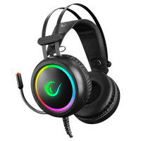Headphones Rampage STORMY Black 7.1 Usb Surround Player Headset + Mic