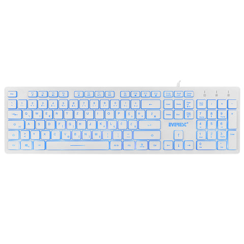 Keyboard Everest KB-840 USB White