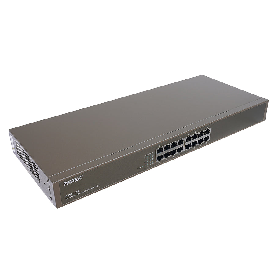 Switch Everest ESW-116P 16 Port 10 / 100Mbps