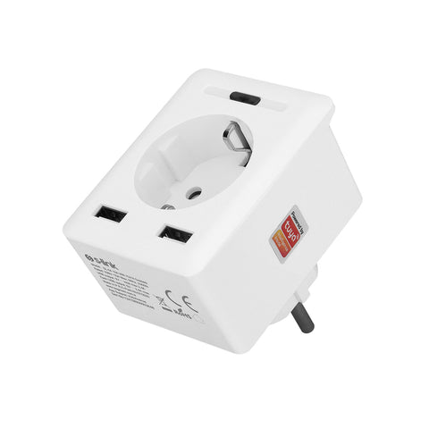 Smart Wi-Fi Plug Swapp 10A 2xUSB TUYA