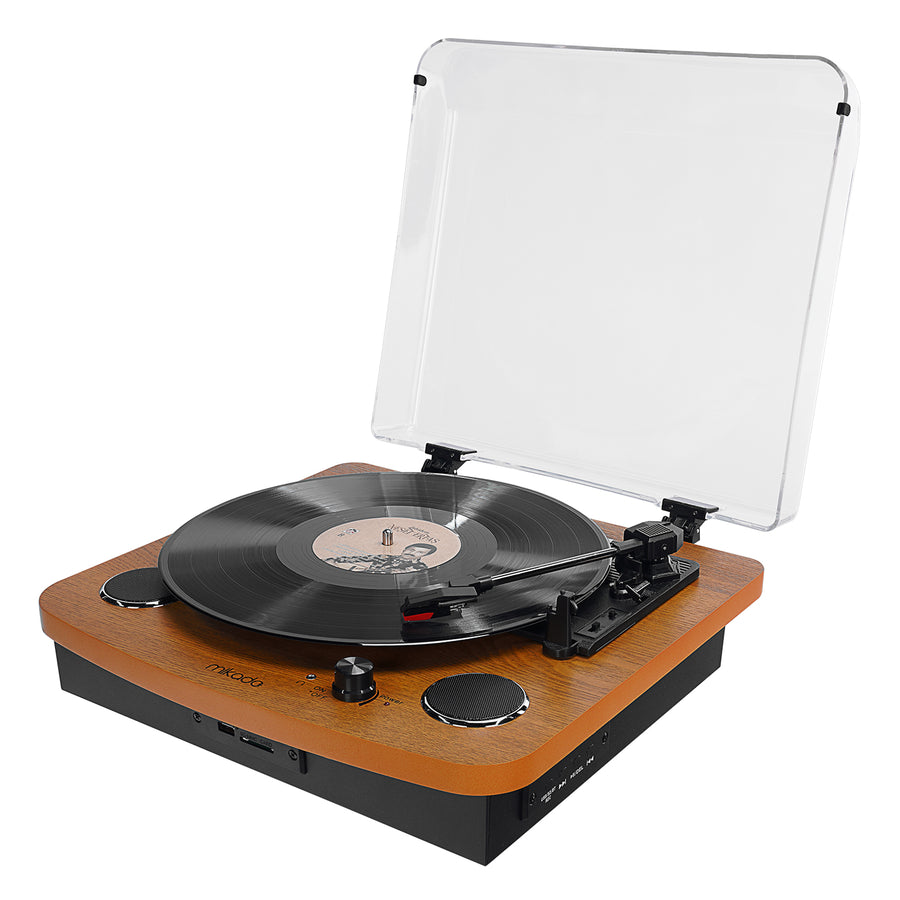 Gramafon Mikado Nostalgia MN-P235 VOYAGER Turntable Wooden USB-BT 3.5mm AUXIN