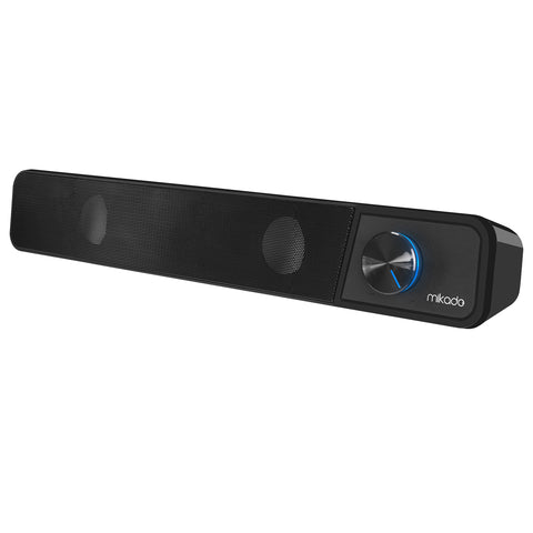 Speaker Mikado MD-69S Siyah 3Wx2 Led Işıklı Multimedia Soundbar