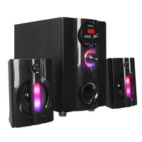 Speaker Mikado MD-95BT 2 1 20W Black Multimedia FM/BT/SD/USB Speaker