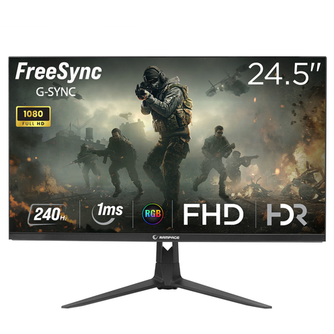 Monitor Rampage CYCLOPS CY25R240 25" 240Hz 1ms BOE VA Full HD HDR Freesync RGB