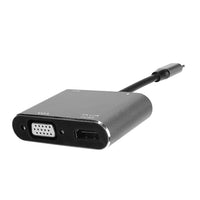 Converter Hytech HY-USBC22 4 in 1 Type C to PD HDMI VGA USB3.0 Converter Hub Adapter