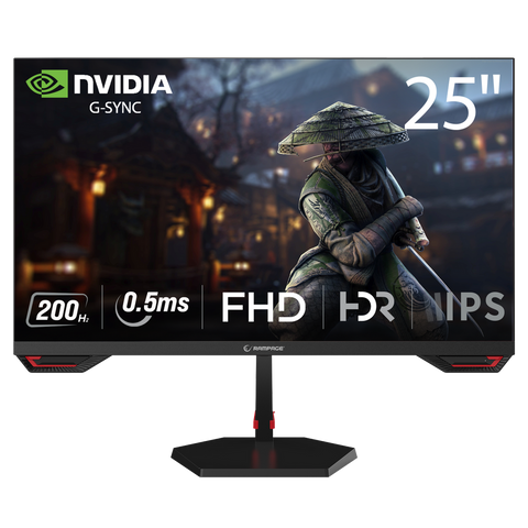 Monitor Rampage CRIMSON CR25R180 25" 180Hz 0.5ms CSOT FAST IPS FHD Freesync/G-Sync