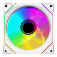 System FAN Rampage  7C-120B White 120*120*25mm Double Ring   ARGB