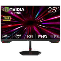 Monitor Rampage CRIMSON CR25R300F 25" 300Hz 0.5ms CSOT FAST IPS FHD Freesync/G-Sync PC Flat