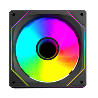 System FAN Rampage 7C-120S Black 120*120*25mm Double Ring  ARGB