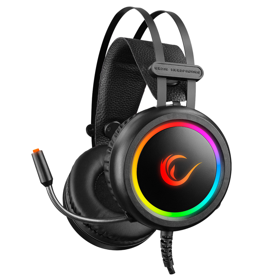 Headphones Rampage STORMY Black 7.1 Usb Surround Player Headset + Mic