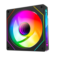 System FAN Rampage 7C-120S Black 120*120*25mm Double Ring  ARGB