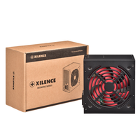 PSU XILENCE 600W XP600R7 Redwing Series , CE , active PFC,black coating , 12cm Red Fan  XN053