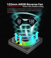 System FAN XILENCE ARGB XF078 XPF120UR 120mm PWM