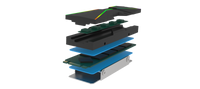 M.2 Cooler XILENCE M2SSD.B.ARGB, XC401 Performance A+ M2SSD ARGB