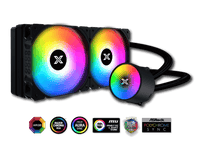 CPU Fan Xigmatek Liquid Killer X 240 (AIO Liquid Cooler, New X logo ARGB Pump Head, 2x120mm ARGB Fan