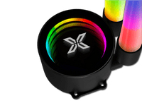CPU Fan Xigmatek Neon Aqua 240 CPU Liquid Cooler (ARGB LED Pump Head & Tube, 2PCS X22A Fan & Galaxy