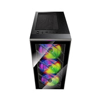 Computer Case FSP CMT192 POC0000156, ATX Mid Tower,USB3.0x1,USB2.0x2 With fixed RGB 12cm Fan x 3