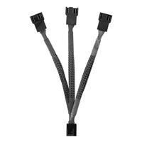 Power Fan Spliter S-link SLX-F301 3to1 3*Male 4Pin+1*Female 4Pin 10cm
