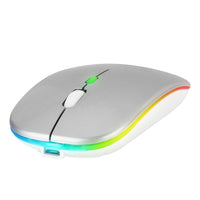 Mouse Wi-FiEverest SMW-710 Usb 2.4Ghz Silver Led 800/1200/1600dpi Rechargeable Wireless