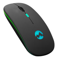 Mouse Wi-FiEverest SMW-710 Usb 2.4Ghz Black Led 800/1200/1600dpi Rechargeable Wireless