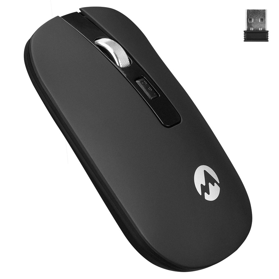 Mouse Wi-Fi Everest SM-W71 2.4Ghz Black 4D