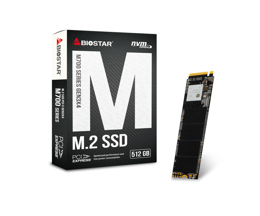 M.2 BIOSTAR NVMe 512G M700 Series SS263PME35