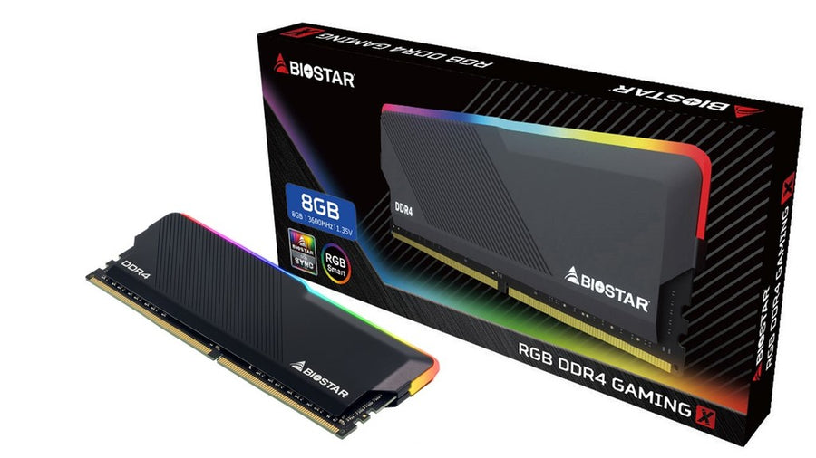 Ram Memory BIOSTAR RGB GAMING-X 16GB DDR4 3600MHz KIT(2*8GB)