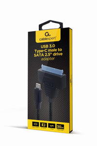Kabell Konverter Gembird USB 3.0 Type-C male to SATA 2.5'' drive adapter AUS3-03