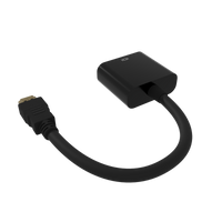 Kabell Konverter Gembird HDMI to VGA adapter cable, single port, black A-HDMI-VGA-04
