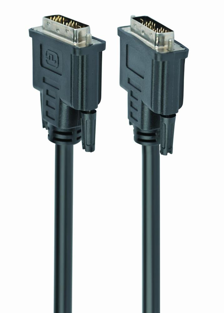Cable DVI Gembird video cable single link 6ft 1.8m cable, black CC-DVI-BK-6