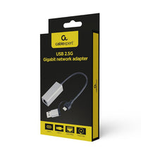 USB LAN Gembird USB 2.5G Gigabit network adapter, space grey A-USB3AC-LAN2G-01