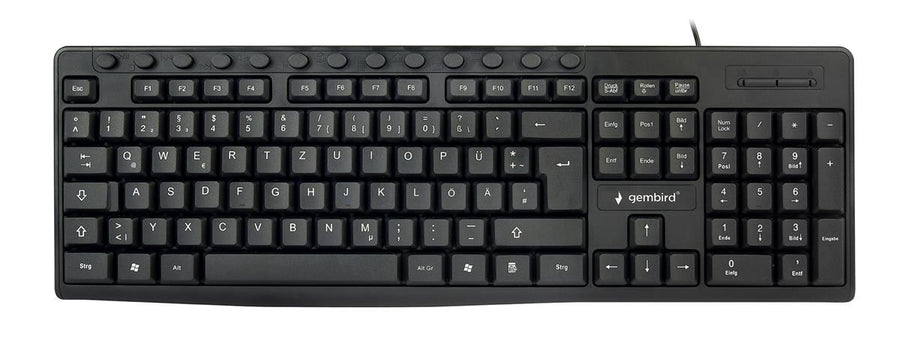 Keyboard Gembird Multimedia black, US-layout KB-UM-107