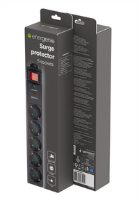 Kabell Vazhduese Gembird Surge protector, 5 sockets, 1.5 m, black SPG5-C-5