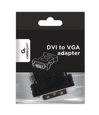 Converter Gembird A-DVI-VGA-BK 24-pin DVI-I (m) to 15-pin SVGA (f)