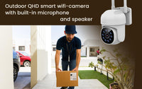 IP Camera Gembird TSL-ODCAM-WRHD-01 Smart rotating outdoor wifi camera,2K QHD