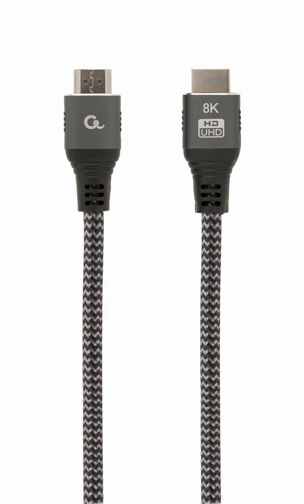 HDMI Cable Gembird Ultra High speed HDMI cable with Ethernet, "8K Select Plus Series", CCB-HDMI8K-1M