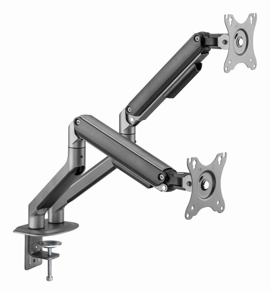 Monitor Bracket Gembird MA-DA2-05 Desk mounted adjustable double monitor arm,space grey