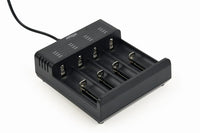 Mbushes per Bateri Gembird Ni-MH + Li-ion Fast Battery Charger, black  BC-USB-02