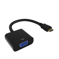 Kabell Konverter Gembird HDMI to VGA adapter cable, single port, black A-HDMI-VGA-04