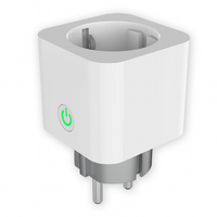 Smart power socket Gembird TSL-PS-F1M-01-W with power metering, French socket, white