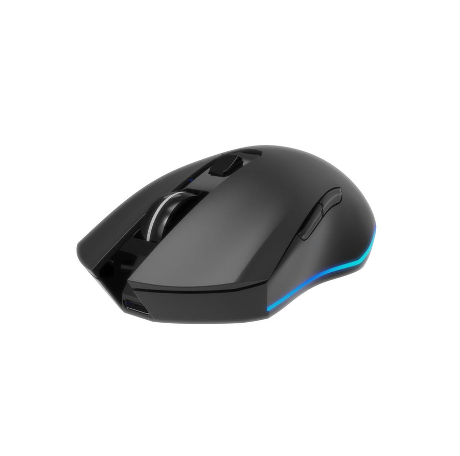 Mouse Wi-Fi Gembird MUSGW-6BL-02 6-button rechargeable wireless RGB "Firebolt", black