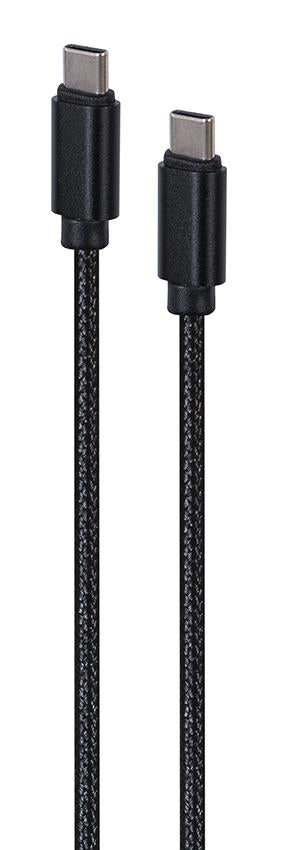 Cable Type-C GembIrd Cotton braided  male-male USB with metal connectors,1.8m CCDB-mUSB2B-CMCM-6