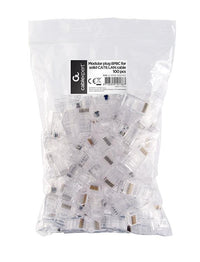 Connector Rrjeti Gembird Modular plug 8P8C CAT6 LAN cable,100pcs polybag LC-8P8C-002/100